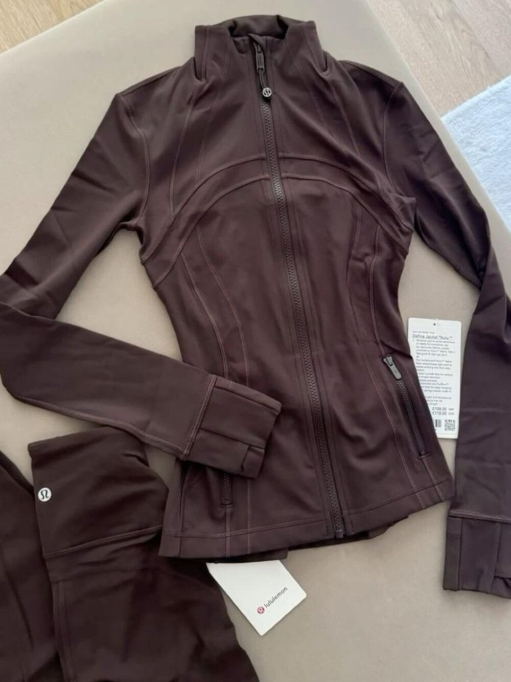 Lululemon Espresso Define Jacket & Align Leggings